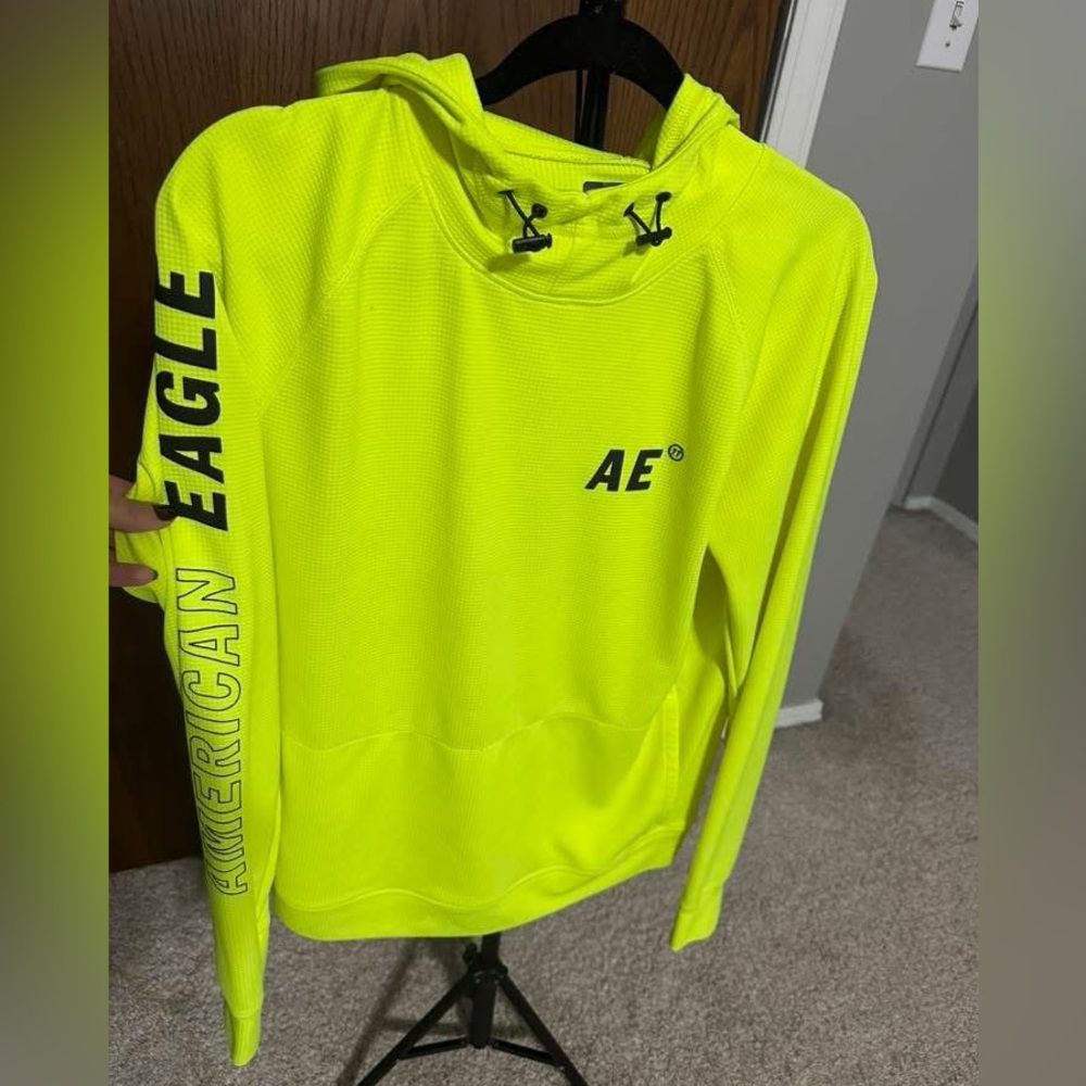 Men Y2K size small neon hoodie